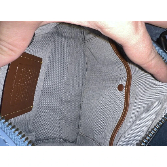 Coach Blue and Black Crossbody Rogue - Picture 16 of 16